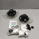 2Sets 5 on 4.5'' Trailer Hub Kits for 2000lbs 1'' or 1-1/16'' Straight Axle, 5 Lug Trailer Idler Hub Kit 5 Bolt on 4-1/2 Inch, Fits 1'' and 1-1/16'' Spindle, with Extra Dust Cap & Rubber Plug