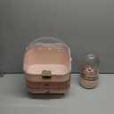 Makeup Organizer, Skincare Holder Bathroom Counter Organizer, Storage Box Cosmetic Display Cases, Teen Girl Gifts Trendy Stuff Make up Organizers for Vanity, Dresser, Countertop (Pink)