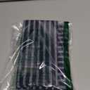 OTOSTAR Pack of 2 Striped Patchwork Farmhouse Decorative Throw Pillow Covers 18 x 18 Inch Square Cushion Cover Couch Home Decor Modern Accent Pillow Cases for Sofa Bedroom Living Room (White Navy)