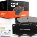 A-Premium Front Ceramic Brake Pads Set Compatible with Toyota and Lexus Models - Tacoma 2005-2022, Tundra 2000-2006, 4Runner 2003-2022, FJ Cruiser 2007-2014, Sequoia, GX460, GX470