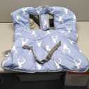 Shopping Cart Cover for Baby boy Girl, Non-Slip Design Cart Covers for Babies, Infant Cotton High Chair Cover, Machine Washable, Toddler Grocery Cover (Navy Deer)