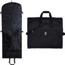 Trifold 66 Inch Women Travel Garment Bag With 7 pockets | Extra Long Wedding Dress, Formal, Evening, Ball Gown | Hanging, Breathable, Foldable | Full Length Traveling Clothes Carry On