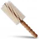 Boar Bristle Round Brush 2.75 Inch | Nylon Spine Wrapped in Boar, Cork Handle, Blowout Brush for Fine Hair
