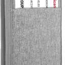 Single Passport Holder for Travel, RFID Travel Document Organizer for Women Waterproof Passport Wallet Men Portable Case for Cards, Boarding Pass, ID, Money, Tickets with Zipper