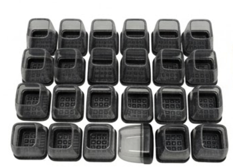 24-Pack of Silicone Chair Leg Floor Protectors