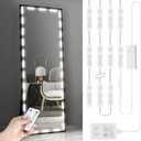 Kintion LED Vanity Mirror Lights with RF Remote, Dimmable Hollywood Style 13ft(4m), Bathroom Waterproof, for Full Body Mirror, Makeup Mirror, Vanity Mirror, Bathroom Mirror(Mirror Not Include)