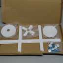 Magnetic Tic Tac Toe Wall-Mount Game,Game Room Decor,Hallway Decor,Playroom Decor,Modern Wall Decals for Kids Room,Classroom&Offices,Best Gift for Family, Friends (White)