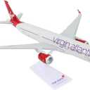 Skymarks Virgin Atlantic Airways Airbus A350-1000 1/250 Scale Model  12 Length, 10.5 Wingspan  Officially Licensed Collectible Airplane with Display Stand  Ages 14+