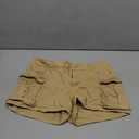 ELLEVEN Women's High-Stretch Cargo Shorts, Y2K Mini, High Waisted, Slim-Fitted Jean Shorts with Pockets, XL