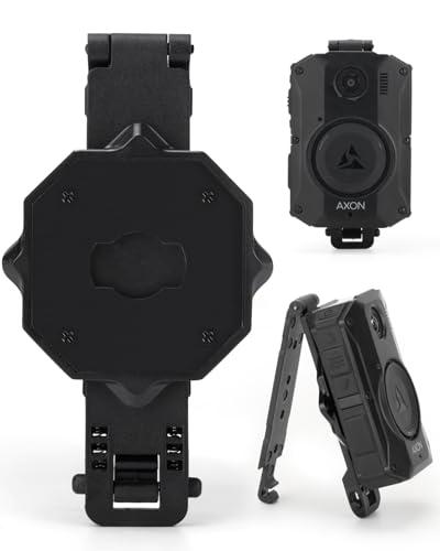 WEIGUZC Molle Camera Mount Compatible with Axon Taser Body Camera 2/3/4 - Lightweight Aluminum Molle Holder for Tactical Vest & Uniform