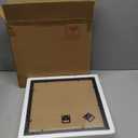 Wocred 2 PCS Square Wall Mirror,Gorgeous Rustic Farmhouse Accent Mirror,Black Entry Mirror for Bathroom Renovation,Bedrooms,Living Rooms and More(12x12)