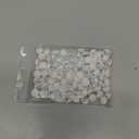 NBEADS 100 Pcs Fabric Covered Button, 10mm White Fabric Metal Shank Buttons 1-Hole Fabric Cloth Covered Round Buttons Crafting Sewing Shank Buttons for Clothes DIY Project Scrapbooking Decorations