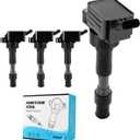 Set of 4 UF816 Ignition Coil Pack (2.0L ONLY) For Hyundai Elantra 2017-2020,Kona 2018-2021,Sonata 2016-2019,Veloster 2019-2021; For Kia Forte Optima 2017-2020,Soul 2020-2022,# 273002E601