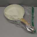 SENSARTE Ceramic Nonstick Frying Pan Skillet 9.5Inch Non Stick Omelette Pans, Non-toxic Healthy Kitchen Cooking Chef's Pan, Free of Intentionally Added PFOA/PFAS/PTFE, Induction Compatible, White