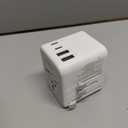 TESSAN Universal Travel Adapter 28W, International Power Adapter with 3 USB C 2 USB A Charging Ports, Worldwide Plug Adaptor for US to European UK Italy Ireland New Zealand (Type C G A I)