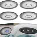 4 Pack 2472-824 Spa Oval Pillow Insert + Back Mount with LED Compatible Insert Fit for 20042018 Jacuzzi J-300 Series Hot Tubs & Spas