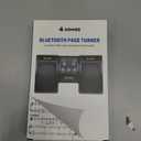 Donner Wireless Bluetooth Page Turner Pedal for iPad Tablets Phone Foot Pedal Rechargeable,Black