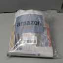 AmazerBath White Shower Curtain Fabric, Waffle Shower Curtains for Bathroom, Cloth Shower Curtain Heavy Duty, Thick Bathroom Shower Curtains Hotel Quality, Premium Polyester, 72x72 Inches