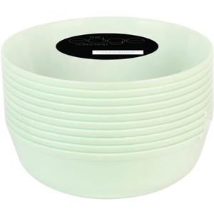 16 oz Mint Green Party Bowls - Disposable Plastic Bowls, Bulk Case of 120 - Catering, Parties, Restaurant & Food Service