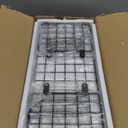 QEEIG Bathroom Shelves Over Toilet - Wall Mounted Floating Shelves Toilet Paper Storage Small Farmhouse Decor Shelf 16 inch Set of 3, Grey (019-GY3)