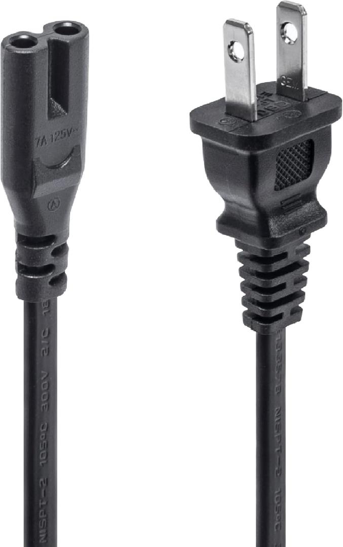 Okin 4 Feet AC Power Supply Cord, Recliner Power Cord Replacement for Recliner Lift Chair, Limoss, Pride, Golden, Lazboy, Berkline (AC Power Supply Cord)