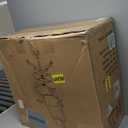 OfficeFactor Drafting Chair Tall Office Chair with Arms Executive Ergonomic Standing Desk Chair with Anti Scratch Wheels and Footrest