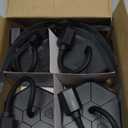 Fly Fans for Tables, Repellent Fans Keep Flies Away, Fly Spinner Table Top with Holographic Blades, Flies Deterrent for Picnic, Party, BBQ (Black, 4 Pack)