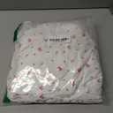 Ezbelle womenss Fall Fashion Lounge Sets Pajama Two Piece Cropped Pullover Jammies Outfits Casual Loungewear (Medium, White Pink)