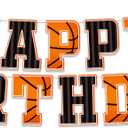 Basketball Happy Birthday Banners Party Decorations?Basketball Slam Dunk Garland Birthday Party Bunting Sign for Kids Teenagers Boys Men