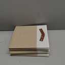 DULLEMELO 11 Inch Cube Storage Bins Fabric Storage Cubes 4 Pack Foldable Cube Storage Baskets for Cube Organizer, Cube Storage Organizer Bins for Home Office Organizer Closet, Shelves, Toy, Nursery (White&Grey)