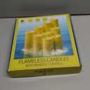 Vinkor Flameless Candles Battery Operated Candles Real Wax Pillar LED Candles with 10-Key Remote and Cycling 24 Hours Timer (Ivory 4" 5" 6" 7" 8" 9")