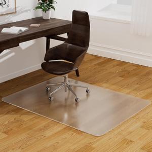 Office Chair Mat for Carpet - 48x60 Inch Plastic Computer Desk Floor Protectors for Chairs Clear Under Desk Rug Pad for Rolling Gaming Chair