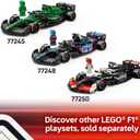 LEGO Speed Champions Ferrari SF-24 F1 Race Car Toys - Building Sets for Kids, Boys & Girls, Ages 10+ - Ferrari F1 Model Car Kits for Display or Play - Gift Ideas for Birthdays and Fans - 77242