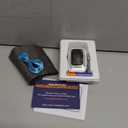 Vibeat Fingertip Pulse Oximeter, Blood Oxygen Saturation Monitor| O2 Meter, Portable SPO2 & Pulse Rate Monitor, Batteries and Lanyard Included (White)