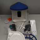 PeckCam Bird Feeder with Camera with AI Identify 10000+ Birds Species, 3 Solar Panels, 2K Live View, Instant Arrival Alerts, Smart Bird House with Cam, Gift for Bird Lovers (Blue)