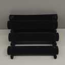 Three Jewelry Display Stand Organizer for Necklaces Bracelets Bangles Watches Black Protective Holder for Display and Storage