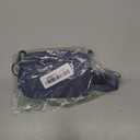 Keychain Wallet for Women Mini Zip Card Holder with ID Window Coin Purse Detachable Wristlet Small Wallets navy blue