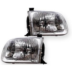 Auto Parts Avenue APA Replacement Head Light for 2000 2001 2002 2003 2004 Tundra (Double Cab Model ONLY) 2001 2002 2003 2004 Sequoia Pair Passenger Right and Driver Left Side