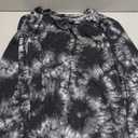 KISSMODA Women Long Sleeve Tops Dressy Casual Crew Neck Tshirts Basics Tee Work Blouses Fall Fashion Tops (3X-Large, Tiedyeblack)