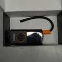 150 PSI Tire Inflator Portable Air Compressor, 12V DC Auto Shutoff Air Pump with Digital Pressure Gauge and Emergency LED Light for Car Tires, Bicycle & Balloons, Black