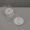 Cat/Pet Water Fountain Filters, 12 Pieces Set Pack of 8 Replacement Filter Fit for 81oz/2.4L, 3 Filtration System with 4 Pre-Filter Sponges, Round-8 Filters & 4 Sponges