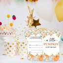 Fall Pumpkin Baby Shower Invitations Floral a Little Pumpkin Is on the Way Baby Shower Invitations Set of 20 Invites with Envelopes