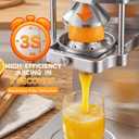 Newhai 2-in-1 French Fry Cutter & Juicer, Heavy Duty Potato Dicer Press