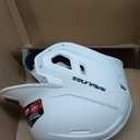 Rawlings | MACH ADJUST Batting Helmet with Extension Flap | Right Hand Batter | Senior (6 7/ 8" - 7 5/ 8") | Matte White