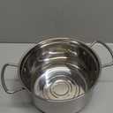 Ciieeo 1pc Stainless Steel Small Hotpot Soup Pot Korean Noodle Pot Cooking Cooker