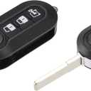 ACROPIX 433 MHz Key Fob Keyless Entry Remote Fit for Ram ProMaster 1500 2500 3500 for Fiat RX2TRF198 - Pack of 2 Black