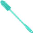 Silicone Bottle Brush, Water Bottle Cleaner Brush with Long Handle, Perfect for Cleaning Narrow Neck Containers, Vacuum Sports Bottle, Tumblers, Flask, Glassware (1 Pack, Teal)