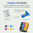 Kingjet 923 Ink Cartridges Replacement for HP 923 Ink 4 Pack with No Chip | Compatible with HP Officejet pro 8130e 8139 8125 8125e 8135 8135e 8139e 8120e 8138e 8120 8122 8124 8138 8132 8134 8122e
