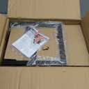 25" Modern Matte Black Chandelier for Dining Room, No Assembly Required Black Dining Room Light Fixture Over Table, Industrial Metal Hanging Pendant Lights Fixture for Kitchen Island, Entryway, Foyer