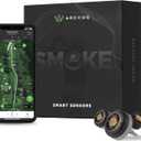 Arccos Smart Sensors: Automatic Golf Game Tracking System, A.I. Powered GPS Rangefinder & Smart Club Distances (Smoke)